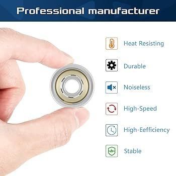 Miniature Deep Groove Ball Bearing 608 609 623 624 628 629 ZZ RS for Skateboard
