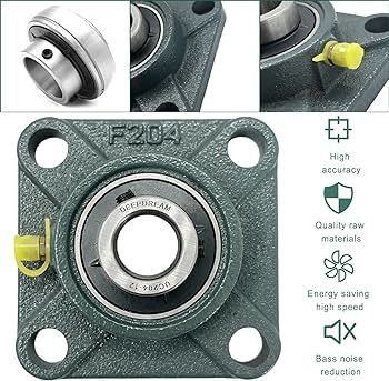 Industrial Chrome Steel GCR15 UELF208DI UCF205 UCF206 UCF207 UCF208 Pillow Block Ball Bearing UCF Series