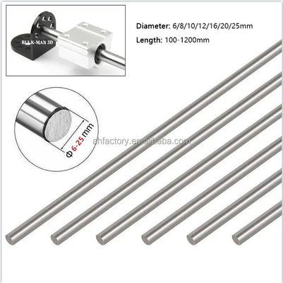 Long Operating Life 25mm Diameter Optical Axis 950mm Smooth Rods for 3D Printer Parts