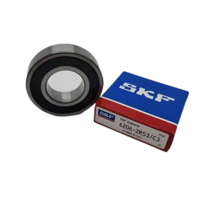 Lubrication Oil Grease SKF 6206-2RS Deep Groove Ball Bearing for Products