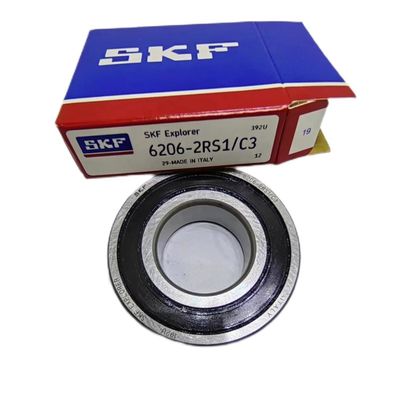 Lubrication Oil Grease SKF 6206-2RS Deep Groove Ball Bearing for Products