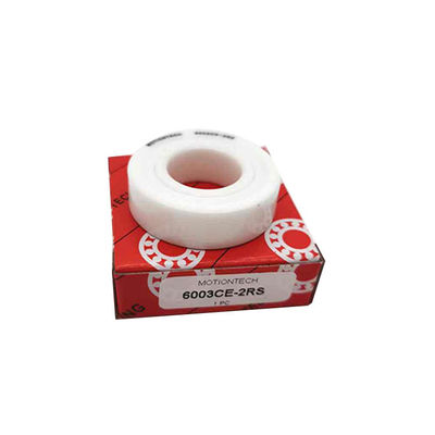 Deep Groove Structure Full Ceramic Bearing 6003 CE -2RS P5 Precision Rating 17*35*10MM