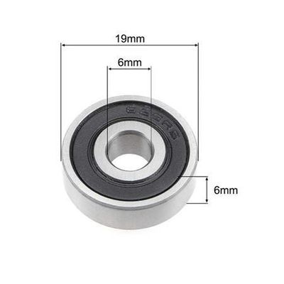 Steel Miniature Deep Groove Ball Bearing 627RS 627ZZ 627 2RS 0 7 mm Bore