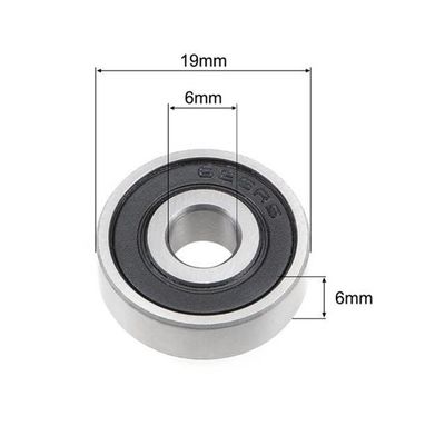 Steel Miniature Deep Groove Ball Bearing 627RS 627ZZ 627 2RS 0 7 mm Bore