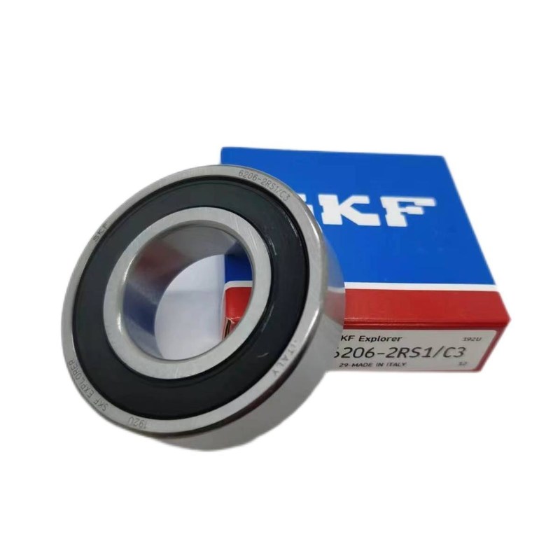 Lubrication Oil Grease SKF 6206-2RS Deep Groove Ball Bearing for Products